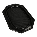 Tace cateringowe, r-pet, 45,5 cm x 30,2 cm x 2,2, czarny, sp-45-b 10 szt., papstar polska