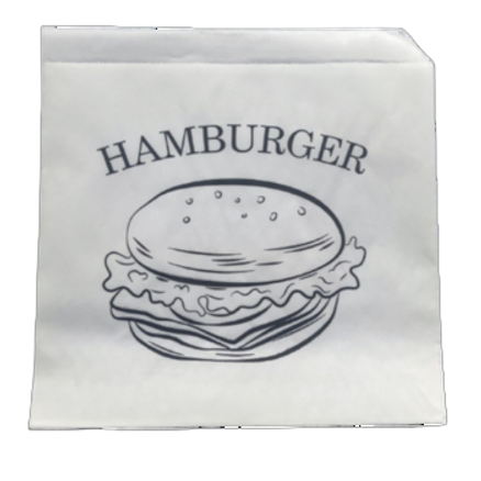 Torebka fast food hamburger xl powlekana opakowanie 250 sztuk, green heaven Torebka fast food hamburger xl powlekana opakowanie 250 sztuk, green heaven