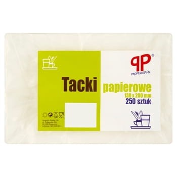 Pp professional tacki papierowe 13 x 20 cm 250 sztuk 42ff4259db3b25833c5238d72b511cfa