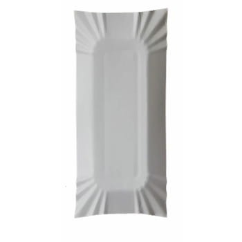 Tacka papierowa biała 14x25 cm horeca polska (100 sztuk) 6278ccad17ad7cf8ad9302f43124b316