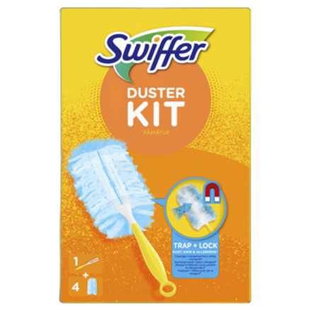 Swiffer duster kit (1 rączka + 4 miotełki do kurzu) Swiffer duster kit (1 rączka + 4 miotełki do kurzu)
