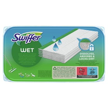 Swiffer wet mokre chusteczki do podłóg 10 sztuk dc47d4d7573aeaf350edfbd3dafd432c