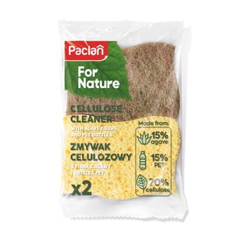 Paclan for nature zmywak celulozowy z fibrą z agawy i butelek pet 2 szt 0dc08daa04baffa3c6107e67dba4eadf