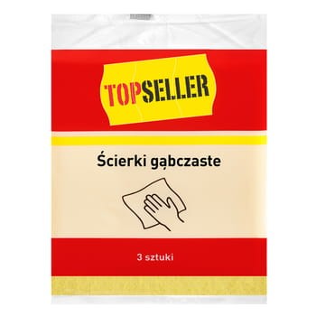Topseller ścierki gąbczaste 3 szt. a3a045187aa2a23b281e7deb1e2e55f0