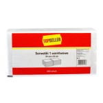 Topseller serwetki 1 warstwowe, białe, 33x33 cm, 500 sztuk