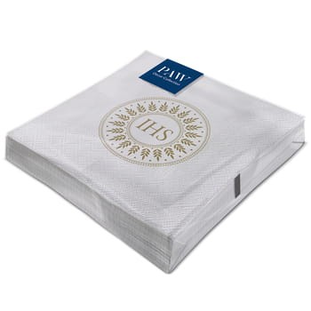 Serwetki paw decor blessed time (gold) serwetki 3-warstwowe 33x33cm składane 45383 20 szt. w paczce 2ea7409882f097440ad634223ac9f894