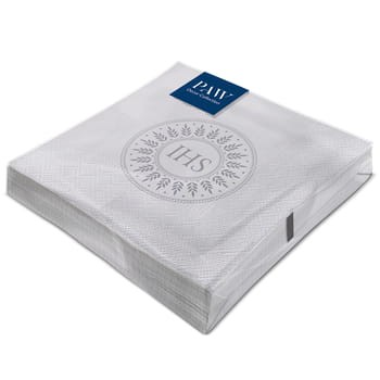 Serwetki paw decor blessed time (silver) serwetki 3-warstwowe 33x33cm składane 45383 20 szt. w paczce 04cb5cfc0c5eff50b83c53cd0534dc9e