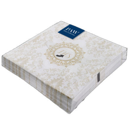 Serwetki paw decor ihs ornament 3-warstwowe 33x33cm składane 45383 20 szt. w paczce Serwetki paw decor ihs ornament 3-warstwowe 33x33cm składane 45383 20szt. w paczce