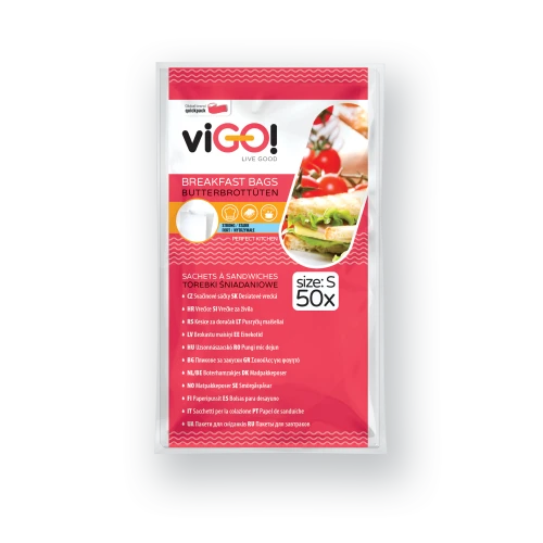 Vigo! torebki papierowe standard 14x21 cm białe 50 szt Vigo! torebki papierowe standard 14x21cm białe 50szt