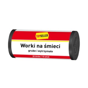 Topseller worki na śmieci 35 l 15szt