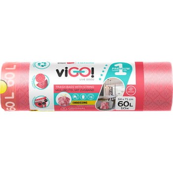 Vigo! eko worki ld z taśmą 4 seasons original truskawka 60 l 10szt bda71a617b5af76b1b6db968bd11cb6e