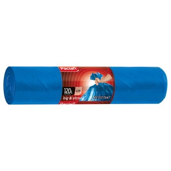 Paclan big&strong worki na śmieci 120 l 25 szt dcf5742437707857389b14618f2db5e6