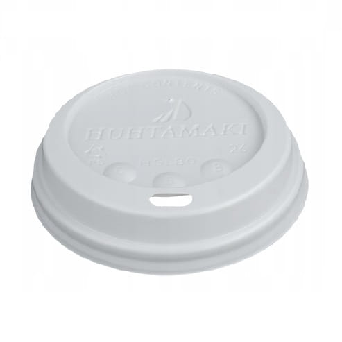 Wieczko plastikowe do kubków do kawy Huhtamaki 200 ml białe 50 szt. wieczko.jpg