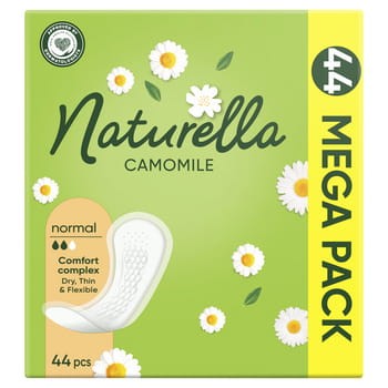 naturella normal camomile wkładki higieniczne 44 sztuk f74724c283fb8deea14aa04f1422bd3c