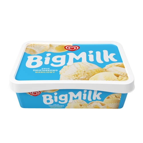 Big Milk Lody śmietankowo-waniliowe 900 ml