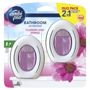 Ambi pur łazienka flowers and spring dyfuzor do odświeżacza powietrza, 2x75 ml