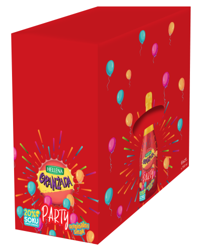 oranżada hellena party 20% soku 0,75l