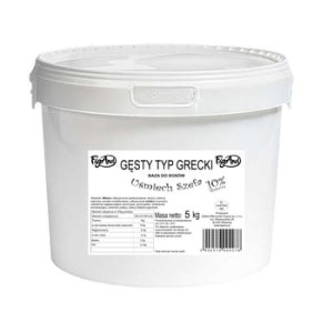 gęsty typ grecki 10% 5 kg wiadro figand