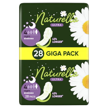naturella ultra night rozmiar 4 podpaski ze skrzydełkami 28 szt. add1de1751c6325a27a21ded6573f694