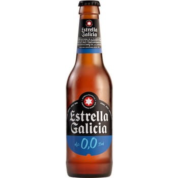 estrella galicia 0,0% bezalkoholowe 330 ml, butelka 392c6f970aec9694a9b7f62424865f1b