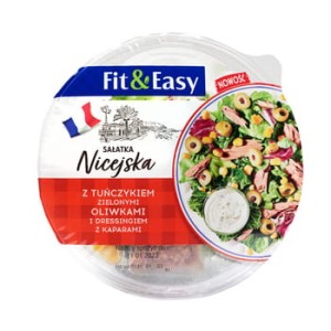 Sałatka z tuńczykiem typu nicejska polska 161 g fit&easy