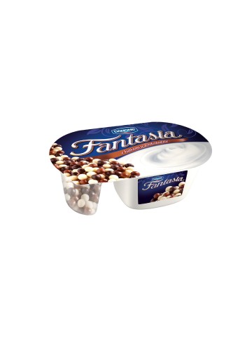 Fantasia Jogurt kremowy z kulkami w czekoladzie Danone 100g