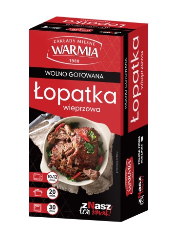 łopatka wieprzowa wolno gotowana - produkt mięsny wieprzowy warmia 500g
