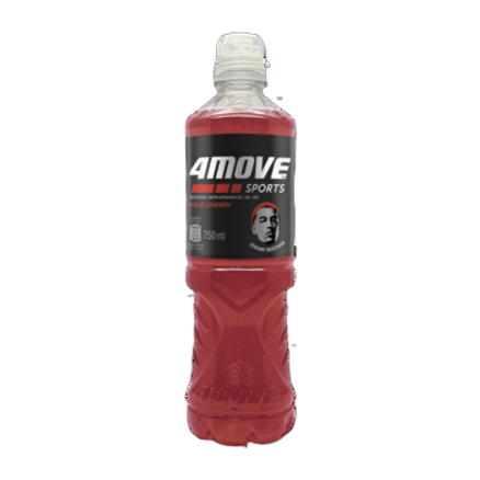 4MOVE Sports Isotonic with vitamins wild cherry 750 ml 4MOVE Sports Isotonic with vitamins wild cherry 750ml