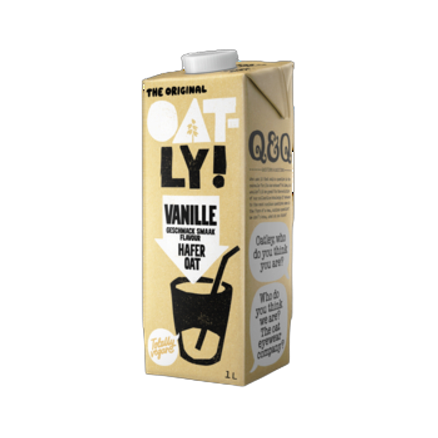 Oatly haferdrink vanille 1 l oatly haferdrink vanille 1l