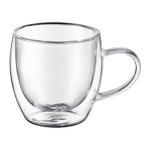 zestaw 2 szklanek termicznych z uchwytem 100 ml mia