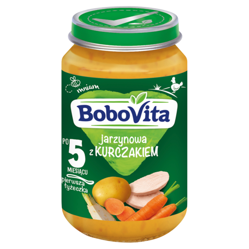bobovita jarzynowa z kurczakiem po 5 miesiącu 190 g