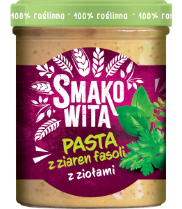 Smakowita pasta z ziaren fasoli z ziołami 180 g