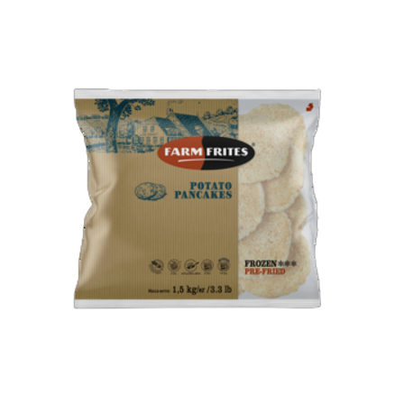 Farm frites potato pancakes placki ziemniaczane 1,5 kg farm frites potato pancakes placki ziemniaczane 1500 g