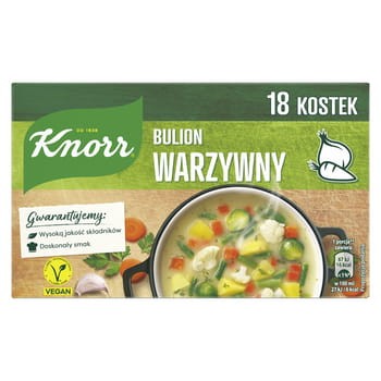 Knorr bulion warzywny 180 g (18 kostek) 9 l b683d4812b37cc2d06a547682961e765