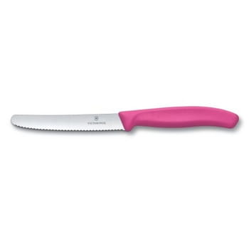 Nóż, ostrze ząbkowane, 11 cm, różowy victorinox e70cd6ab8aa2d473bb9b743f850fb7f7
