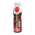jogurt łaciaty pitny truskawka protein plus butelka pet 360g sm mlekpol
