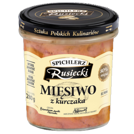 Mięsiwo z kurczaka Spichlerz Rusiecki 280 g Mięsiwo z kurczaka Spichlerz Rusiecki 280g