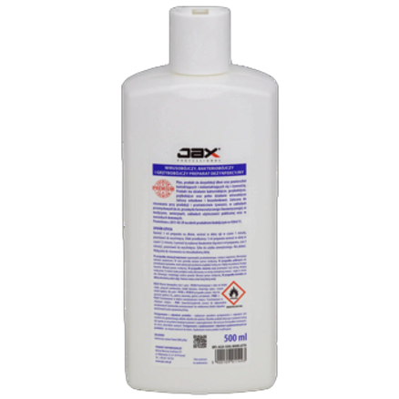 jax professional wirusobójczy, bakteriobójczy i grzybobójczy preparat dezynfekcyjny premium 500 ml jax professional wirusobójczy, bakteriobójczy i grzybobójczy preparat dezynfekcyjny premium 500 ml