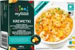 myfood krewetki surowe obrane i oczyszczone z owocami mango i sosem mango chili, produkt głęboko mrożony, 300 g