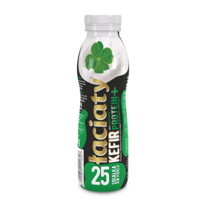 Kefir łaciaty pitny nat.protein plus butelka pet 360 g sm mlekpol