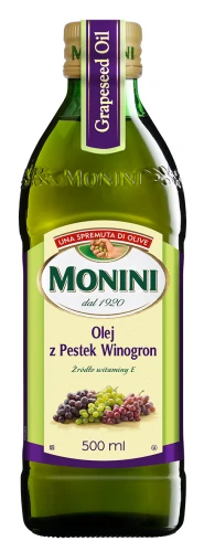 Olej z pestek winogron Monini 500ml