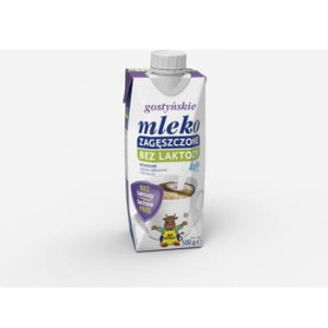 Spółdzielnia mleczarska w gostyniu. mleko zagęszczone niesłodzone bez laktozy light 2,5% gostyńskie 500 g