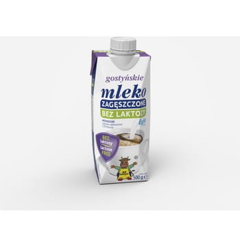 Spółdzielnia mleczarska w gostyniu. mleko zagęszczone niesłodzone bez laktozy light 2,5% gostyńskie 500 g 61991ae052b48f76c4045e59ab048150