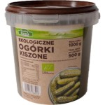 Ekologiczne ogórki kiszone polska 500 g małgorzata kałużna