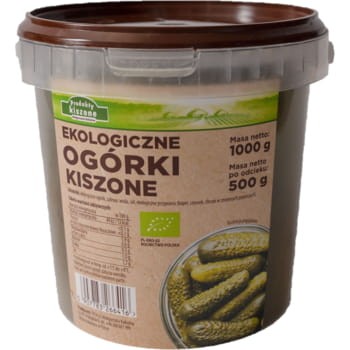 Ekologiczne ogórki kiszone polska 500 g małgorzata kałużna e9cc8900688382858b027643df98933b