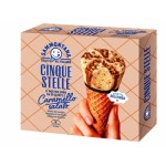 Sammontana Lody rożki Cinque Stelle Caramello Salato 6 szt. 360 g/540 ml