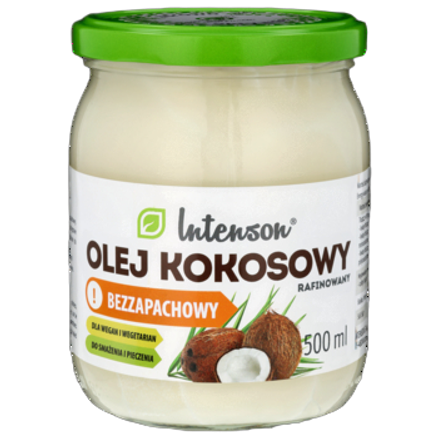 Intenson olej kokosowy rafinowany 500 ml intenson olej kokosowy rafinowany 500 ml
