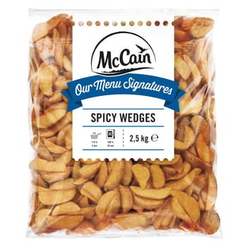 mccain cząstki ziemniaczane spicy wedges 2,5 kg 7132ea8528839c3e6cdf5f5256010315