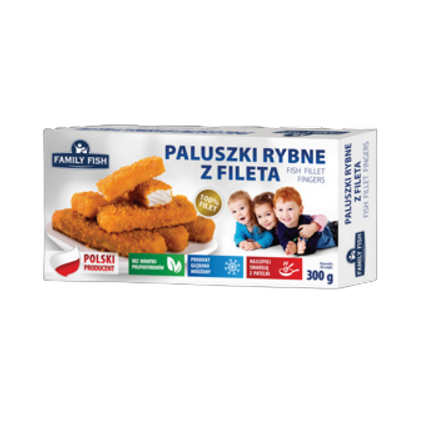 paluszki rybne z fileta ryb białych panierowane 300 g family fish paluszki rybne z fileta ryb białych panierowane 300 g family fish