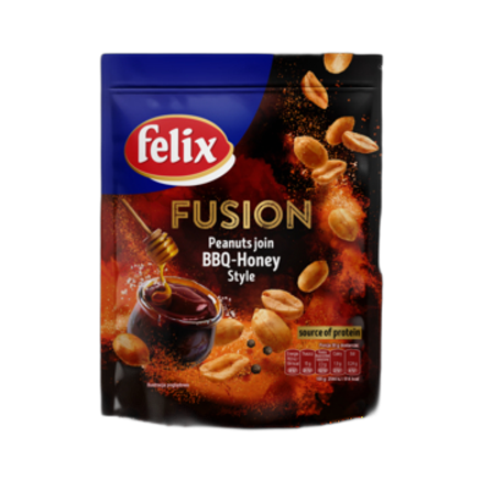 Felix fusion peanuts bbq honey 150 g felix fusion peanuts bbq honey 150g